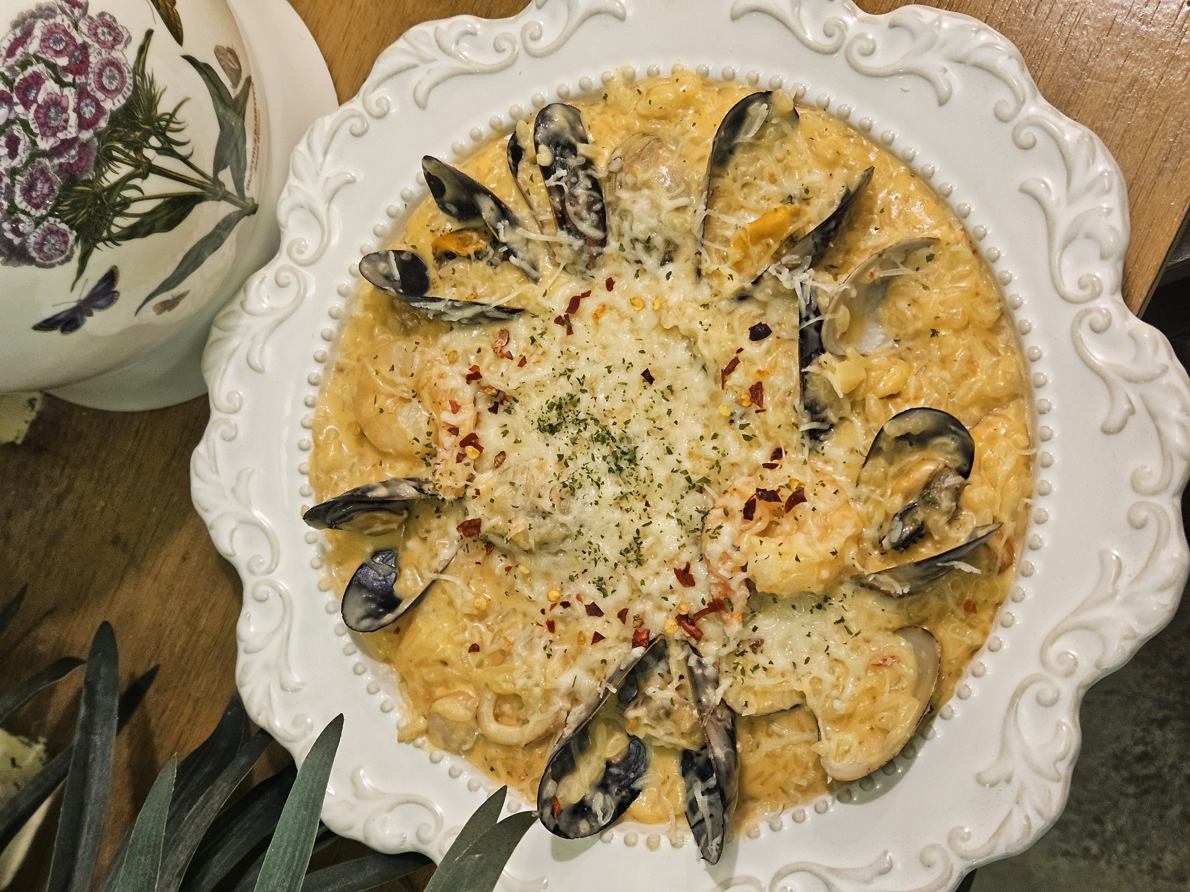 Seafood Cream Risotto