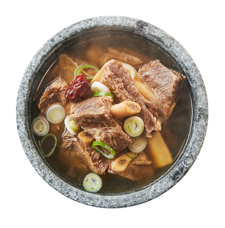 Galbi Soup in Hot Stone Pot