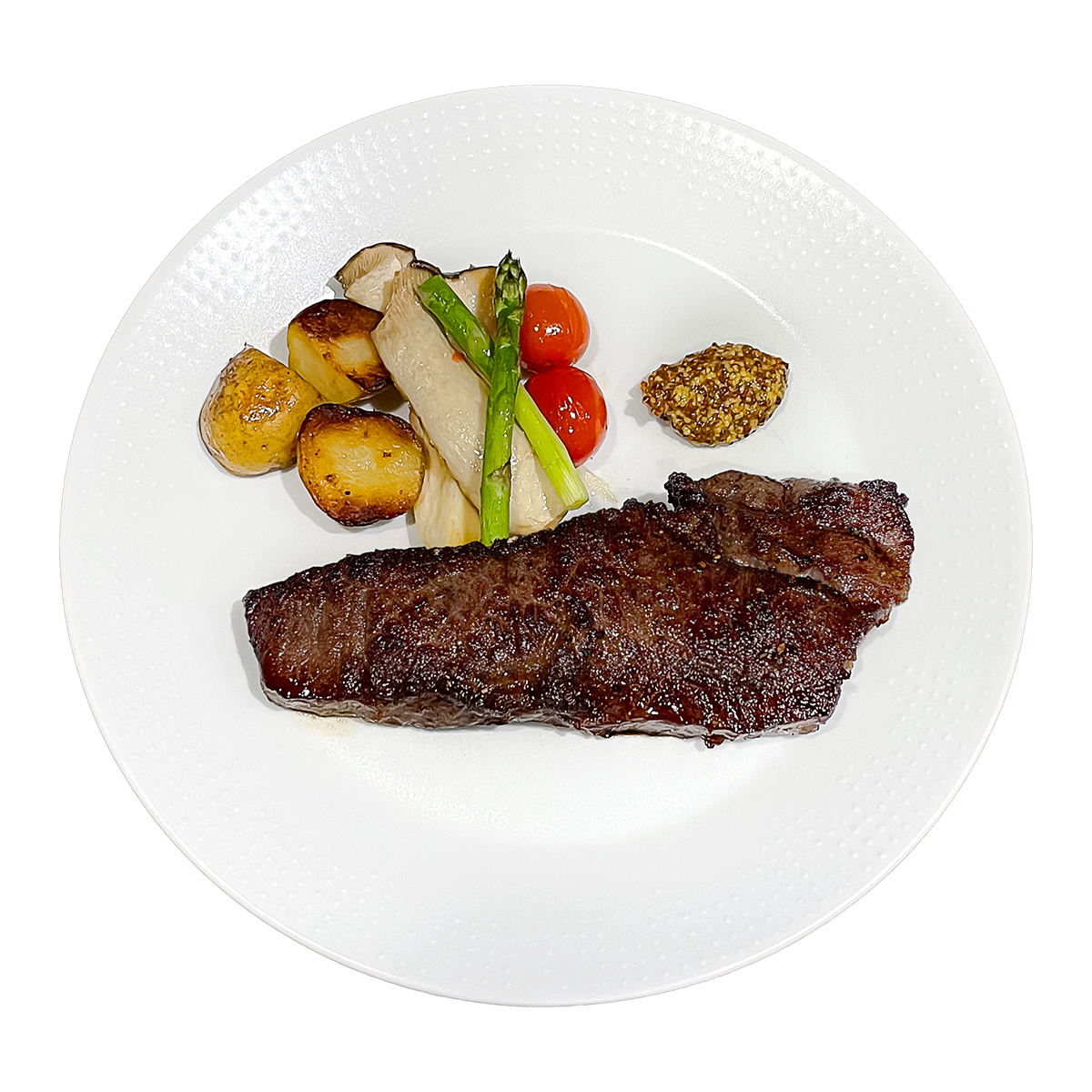 House Korean Beef Stiploin Steak