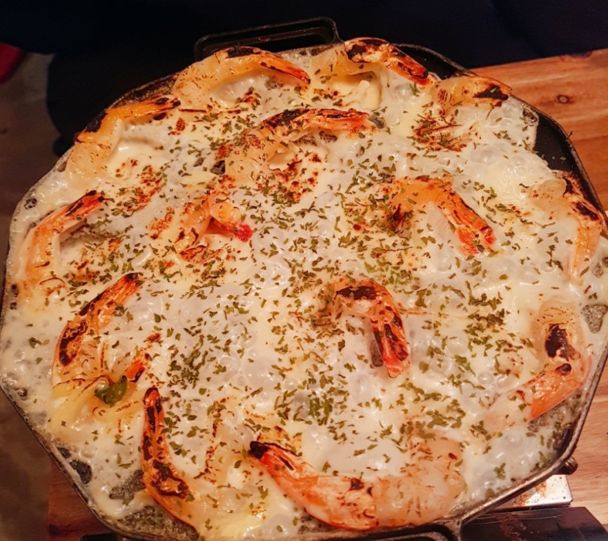 Cream Cheese Shrimp Gratin