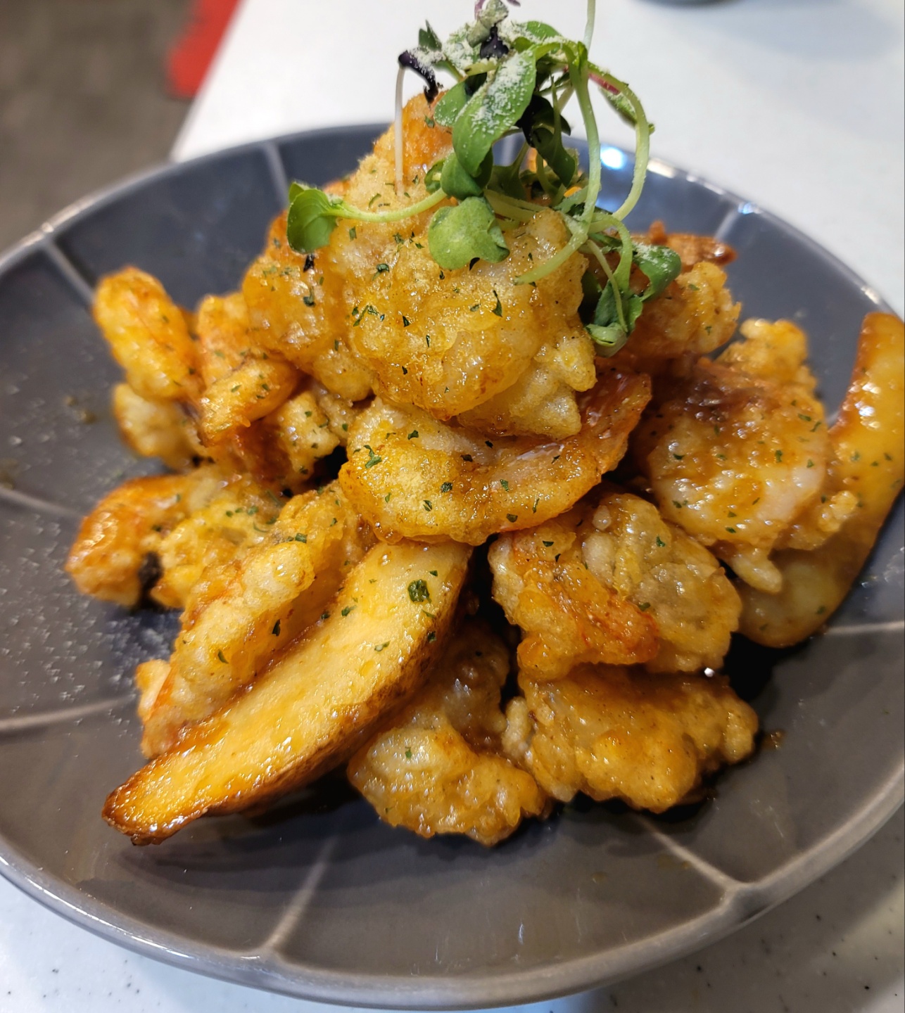 Deep-fried Garlic Butter Shrimp