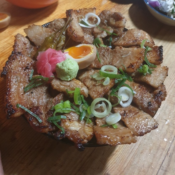 Japanese-style Stir-fried Pork Short Rib with Rice