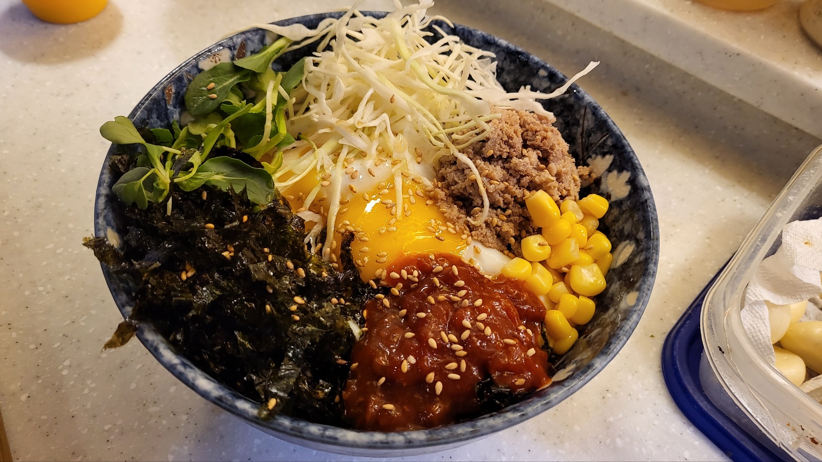 Red Pepper Paste Egg Rice