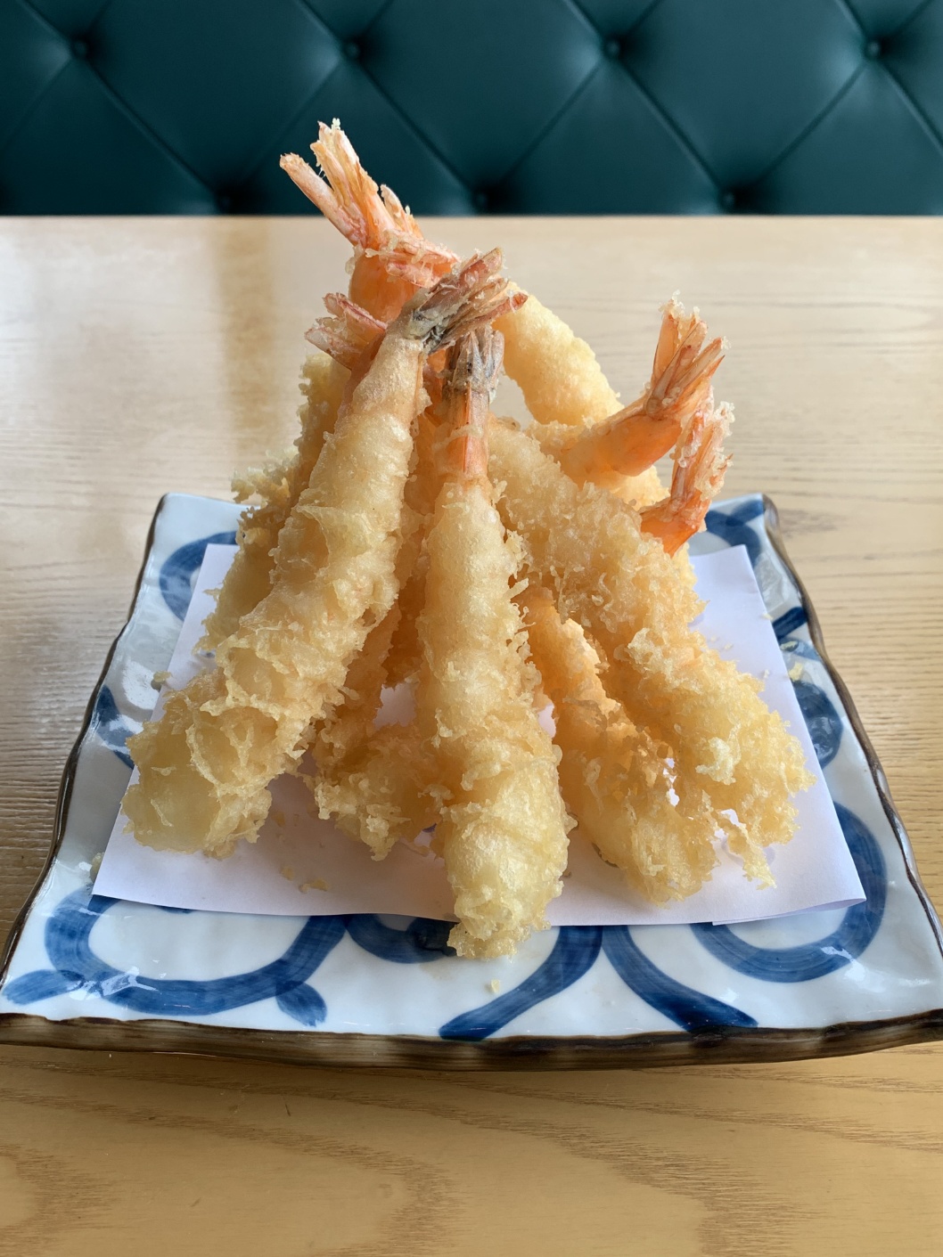 Fried king prawns