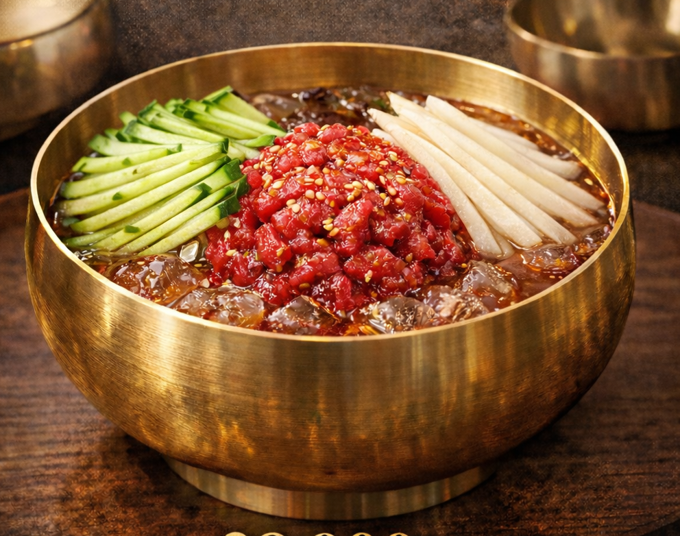 Cold Korean Beef Tartare Soup
