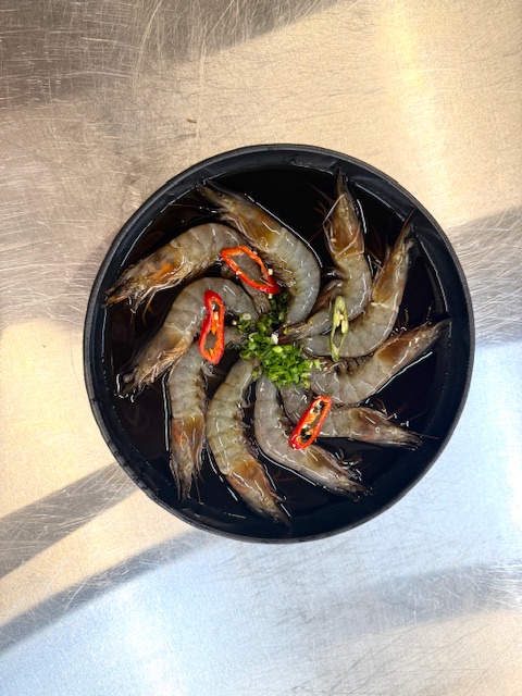 Soy Sauce Marinated Shrimp