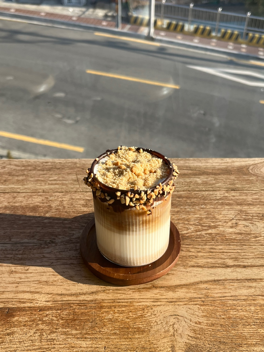 Dirty Nutty Cream Latte (Only Iced)
