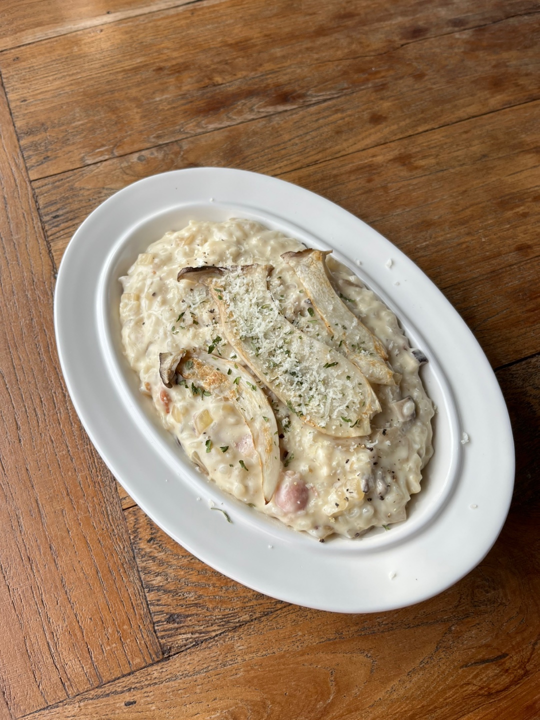 Mushroom Cream Risotto