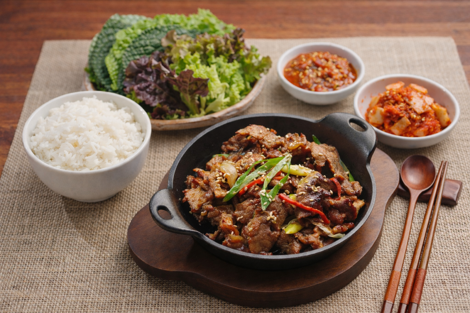 Bulgogi Set Menu (Minimum order of 2 Servings)