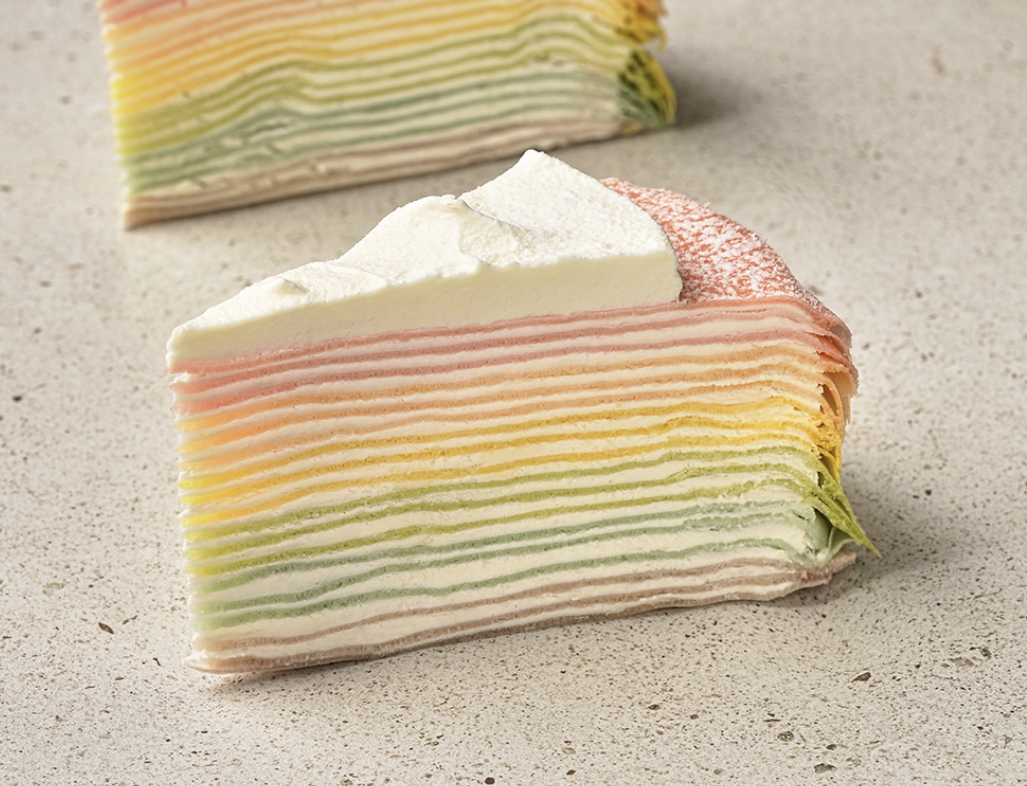 Rainbow Crepe Cake