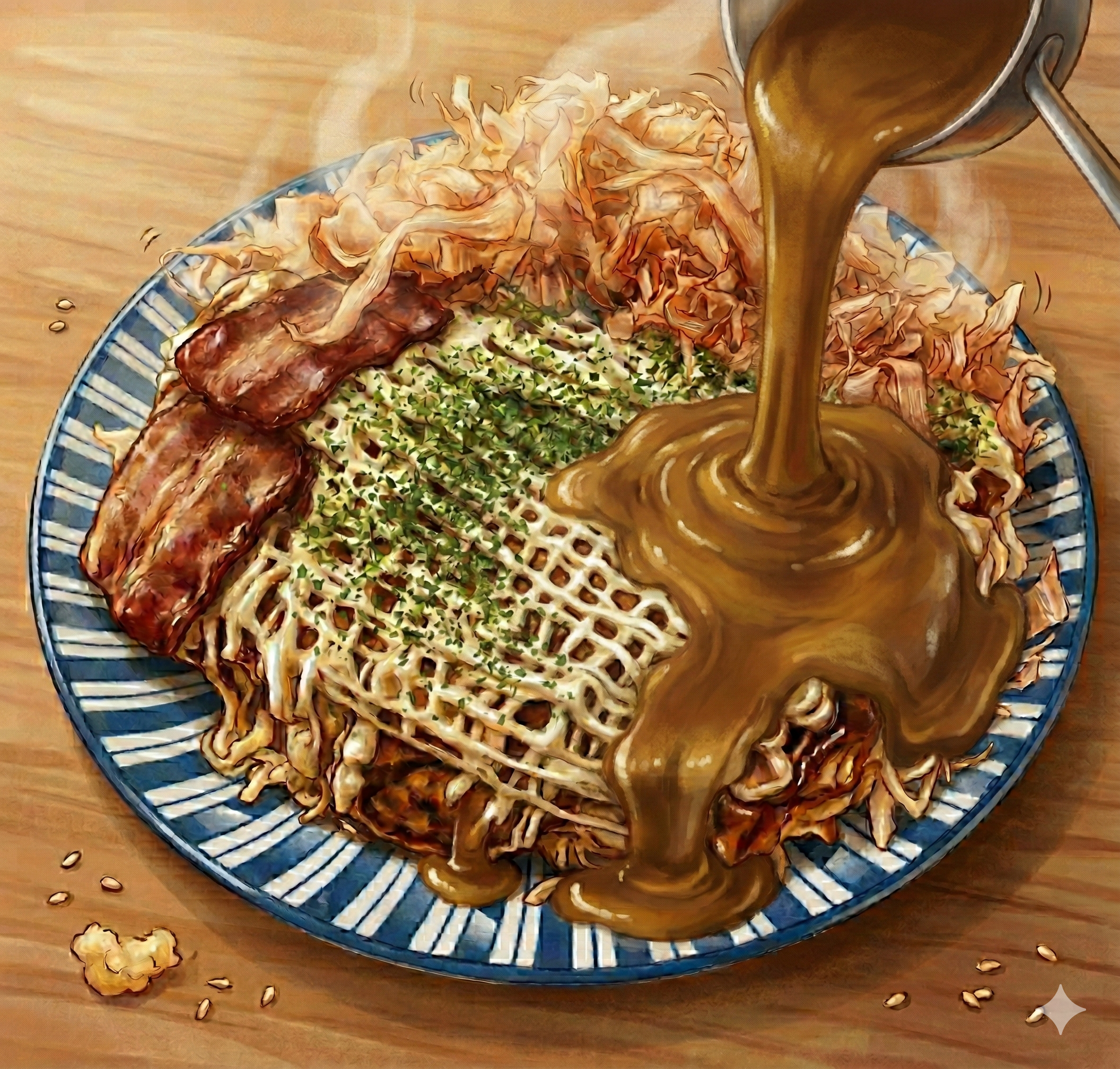 Curry Okonomiyaki