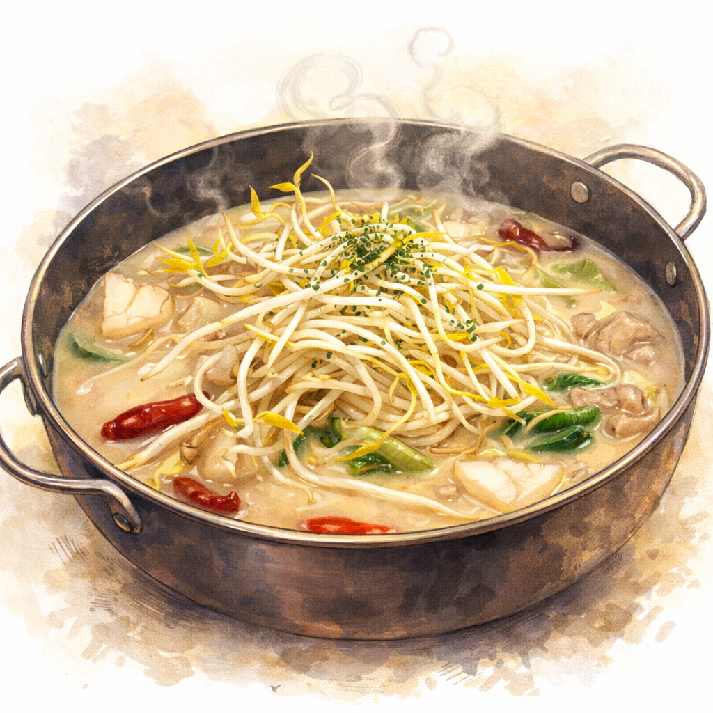 Nagasaki Jjamppong (Spicy Seafood Noodle Soup)
