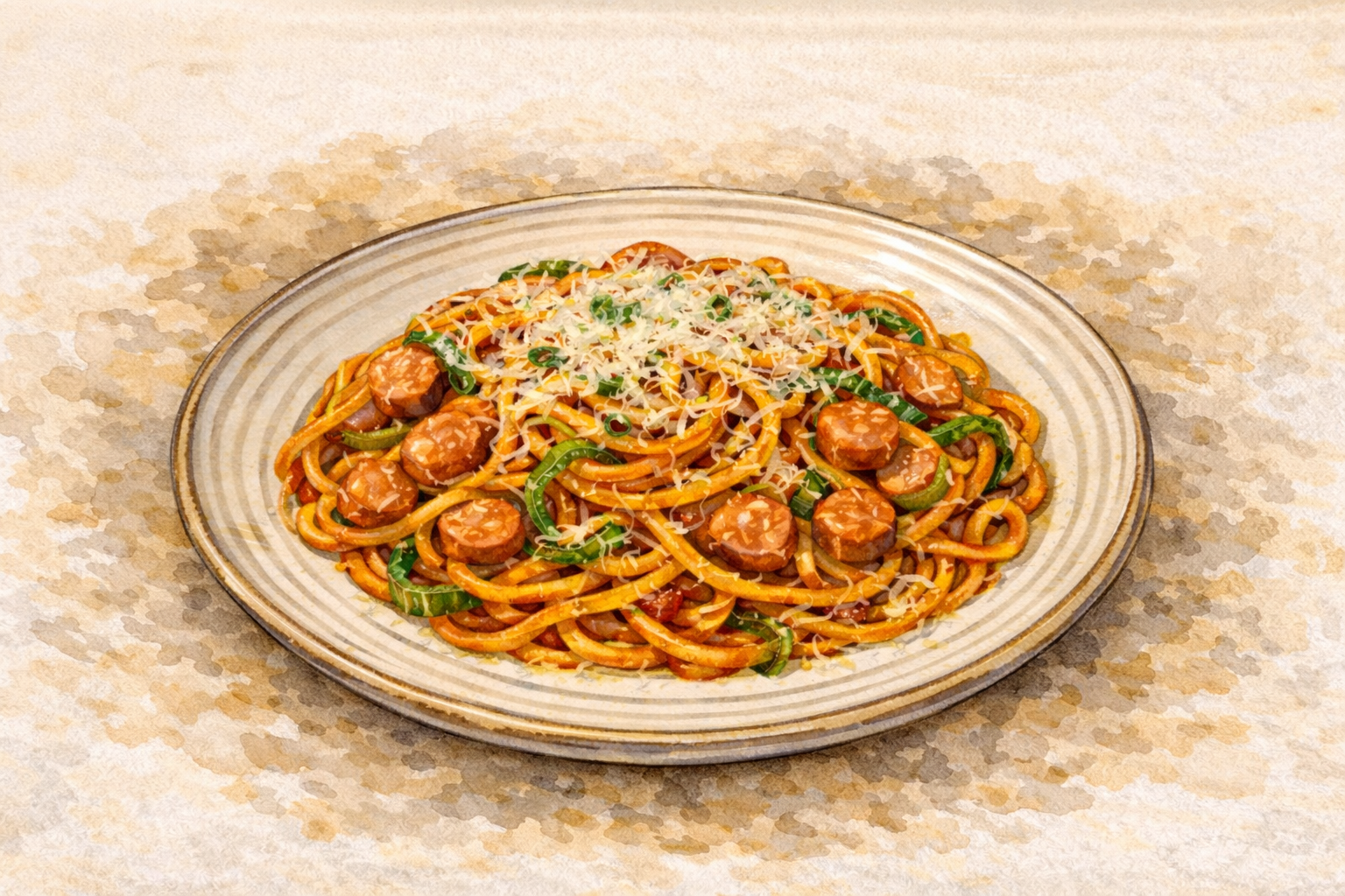 Neapolitan Spaghetti