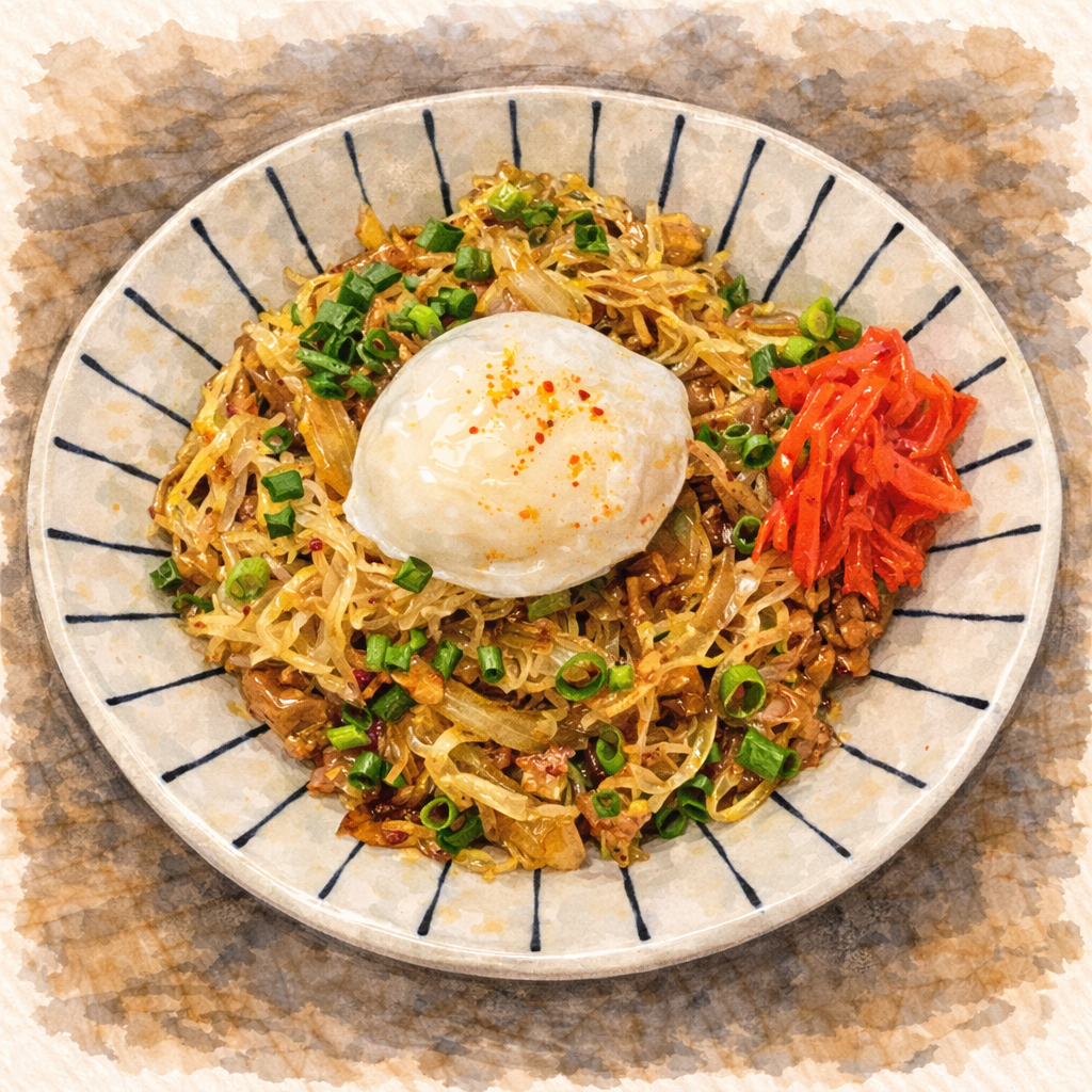 Stir-fried Beef Short Plate with Rice