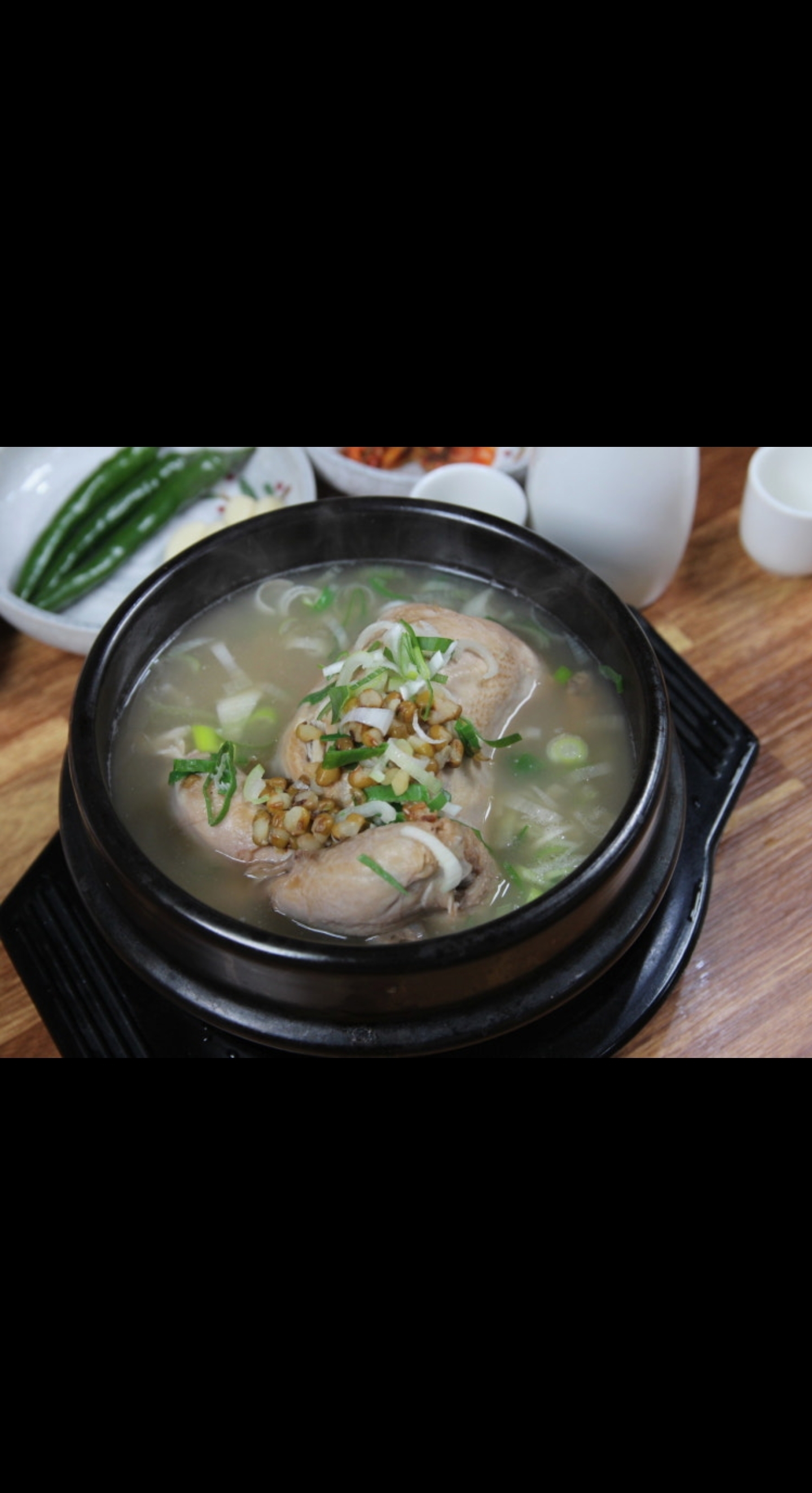 Chicken Soup with Mung Beans