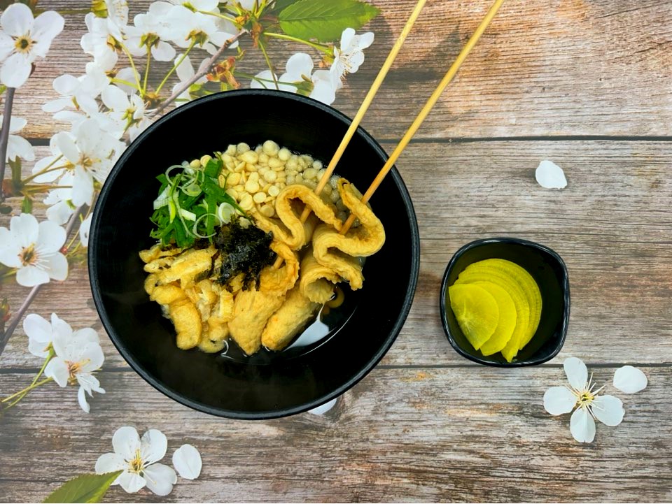 Skewered Fish Cake Udon