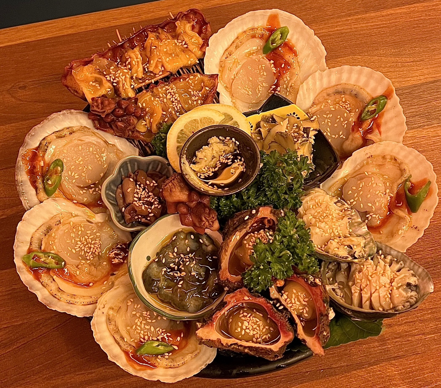 Assorted Seafood Platter (7 Varieties)