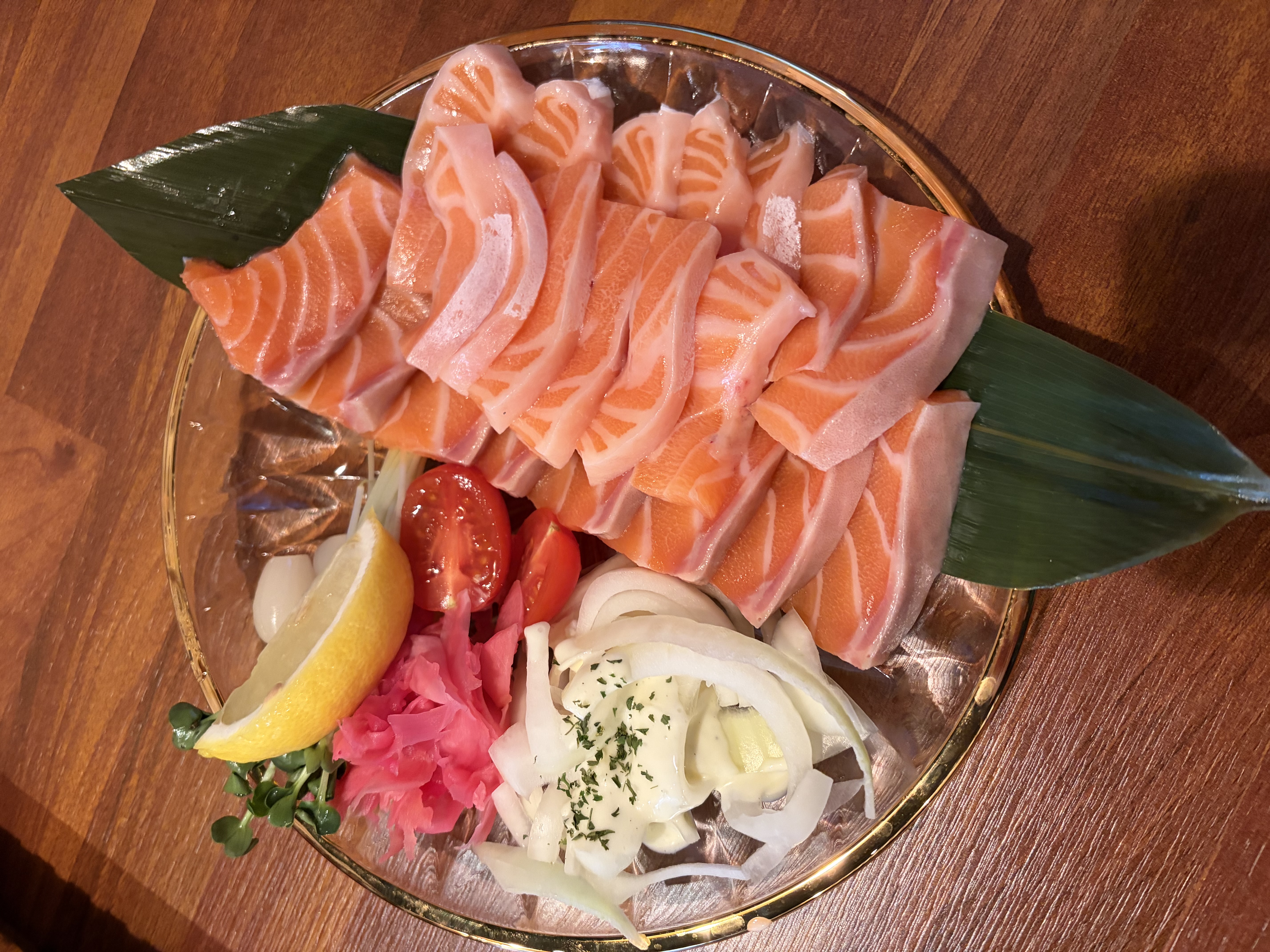 Sliced Raw Salmon