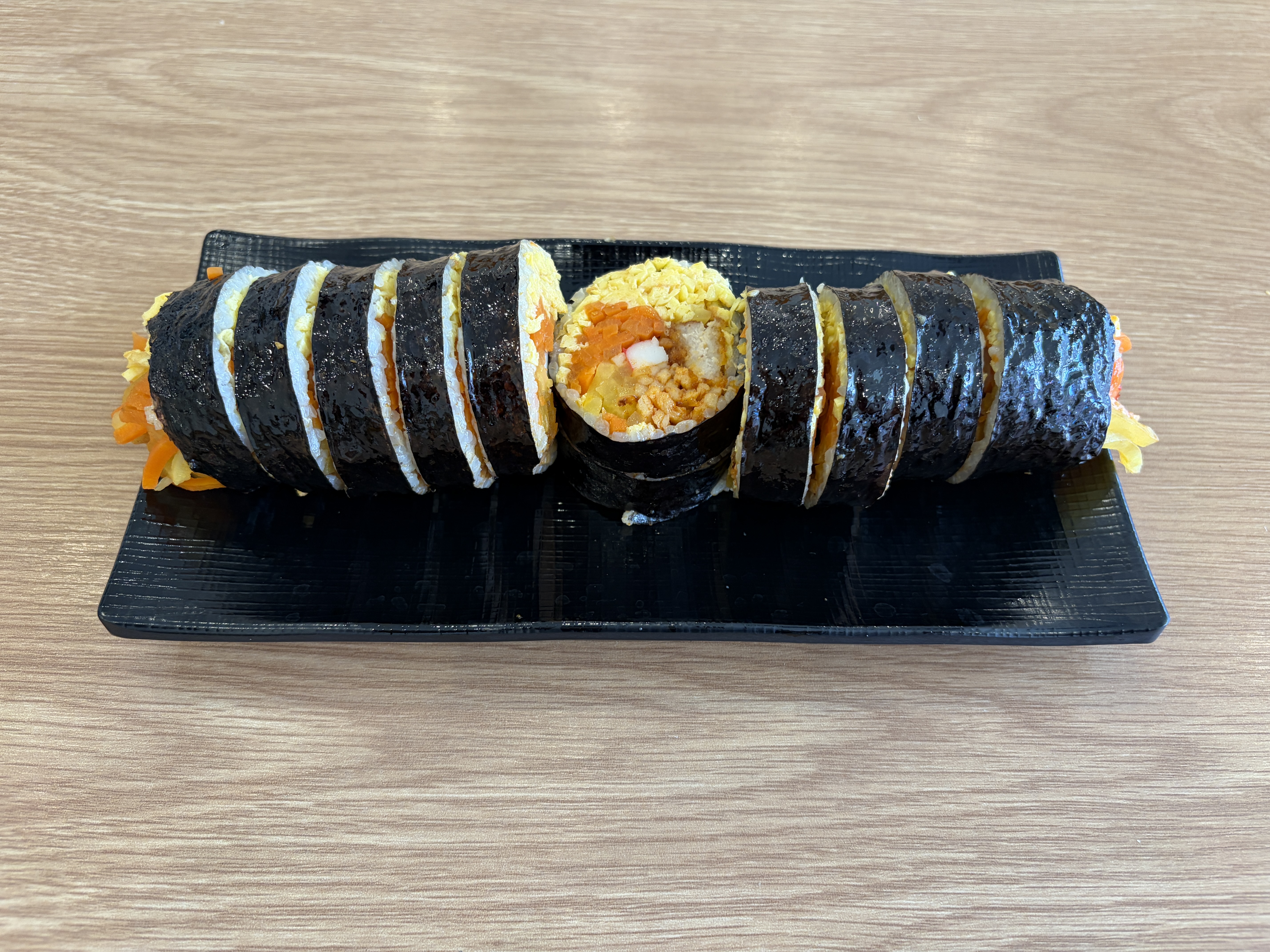 Spicy Pork Cutlet and Fish Cake Gimbap