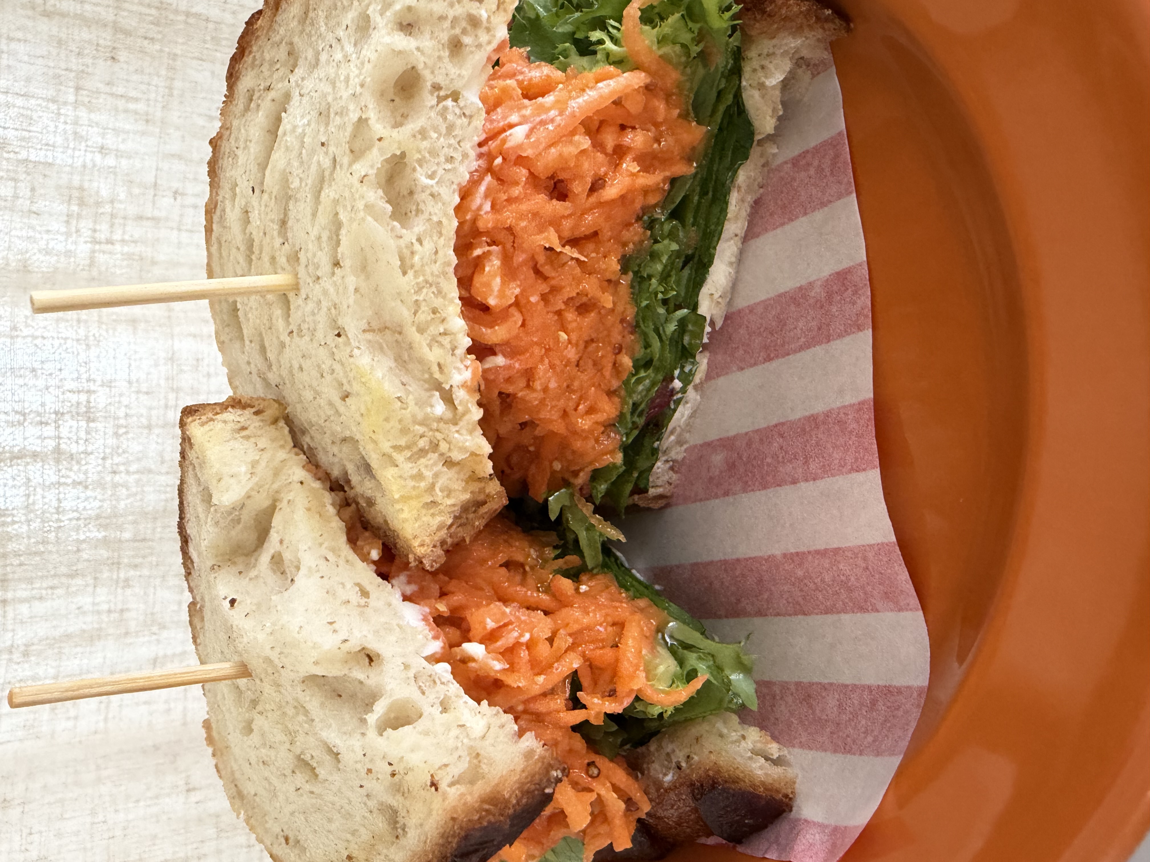 Carrot Râpé Sandwich