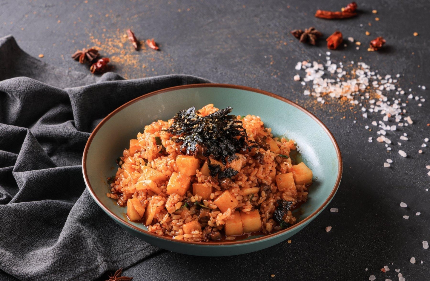 Lam and Diced Radish Kimchi Fried Rice