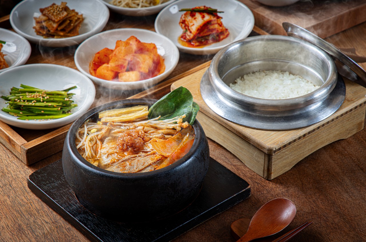 Mala Pork and Rice Soup