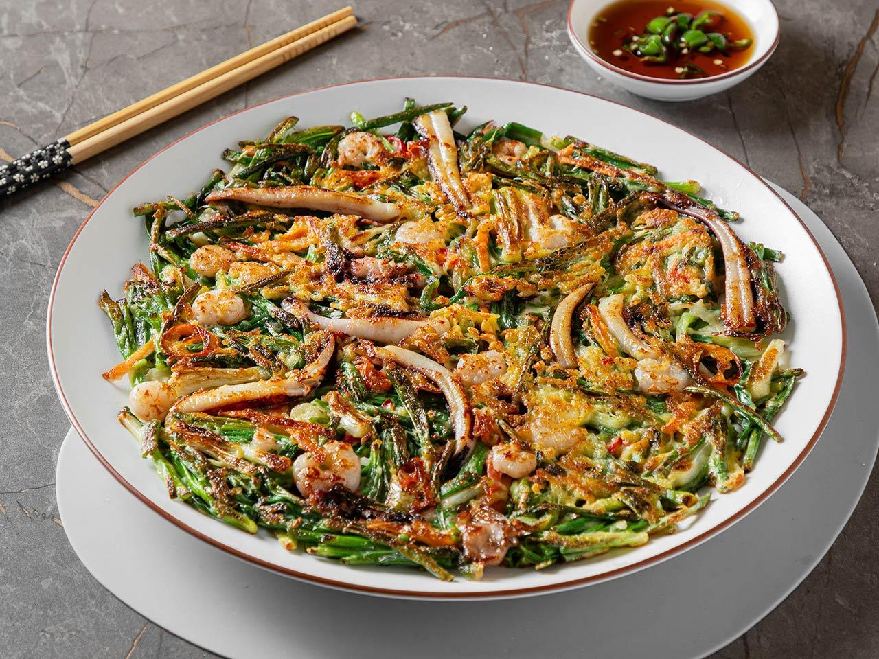 Seafood Green Onion Pancake