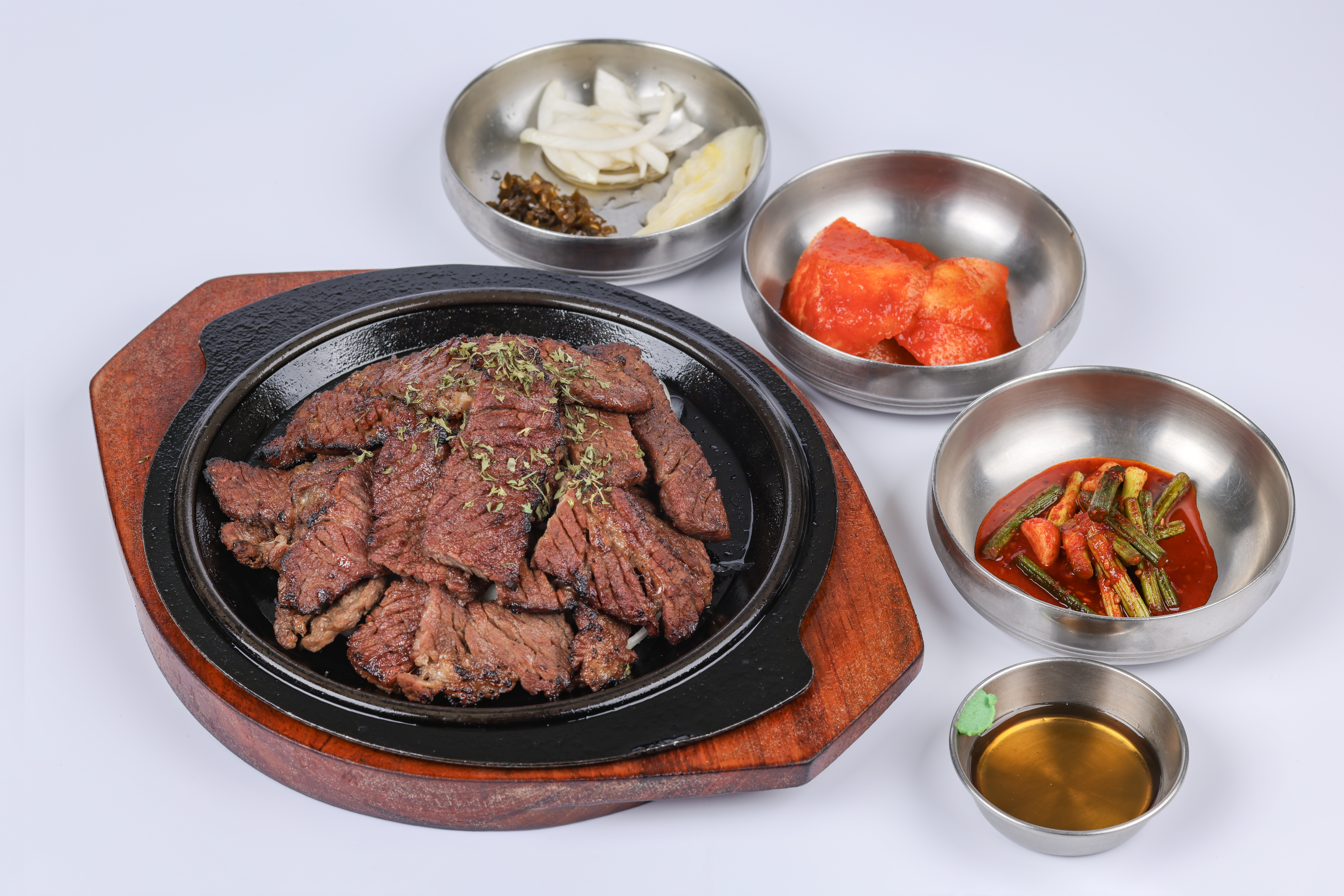 Aged Galbi on Hot Stone Plate