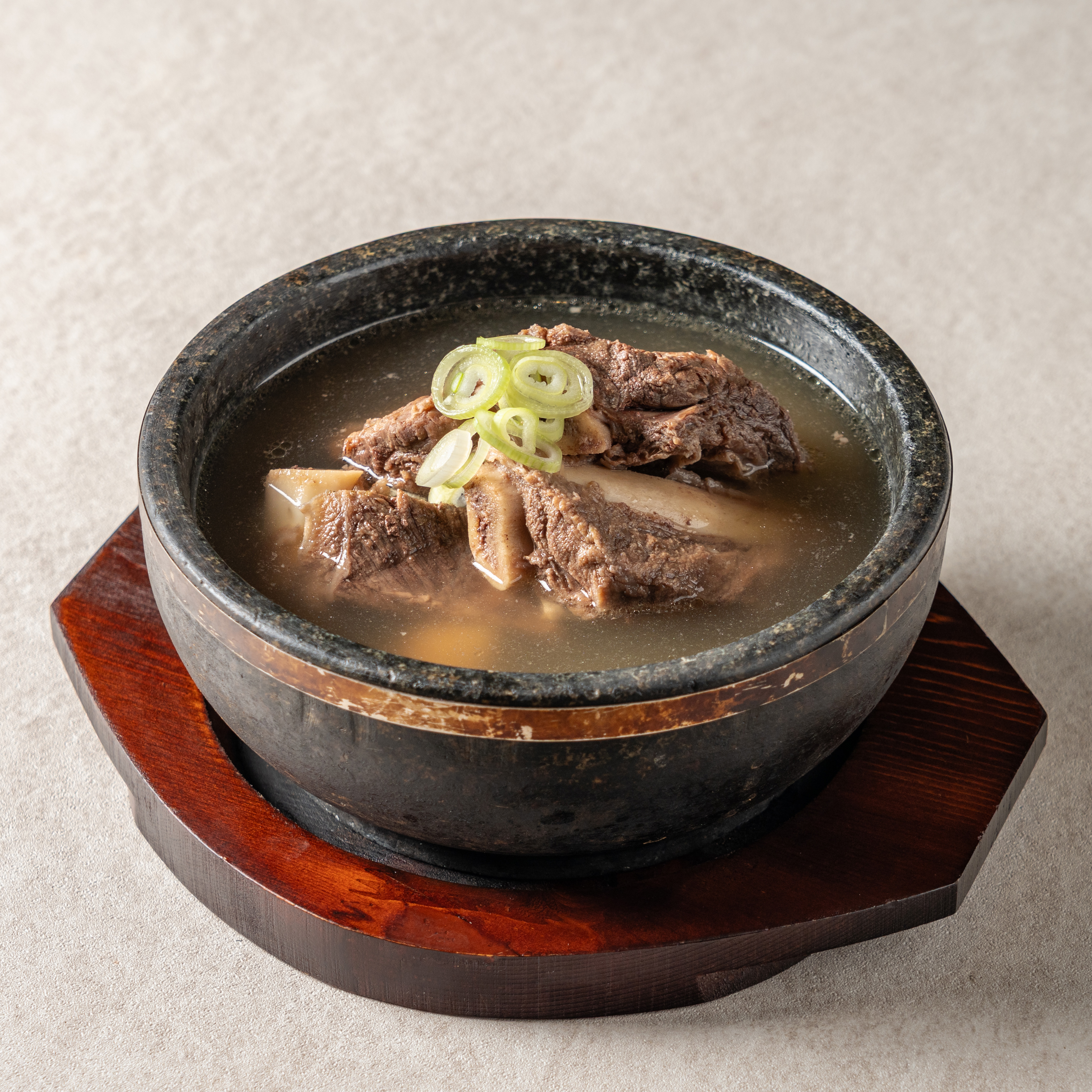 Galbi Soup in Hot Stone Pot