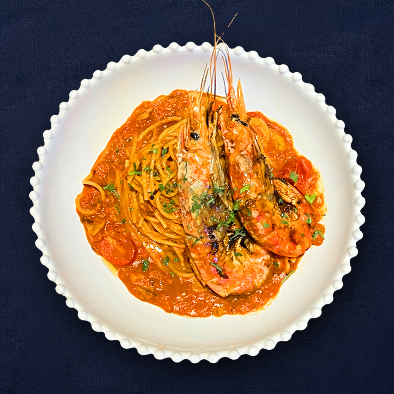 Red Shrimp Bisque Pasta