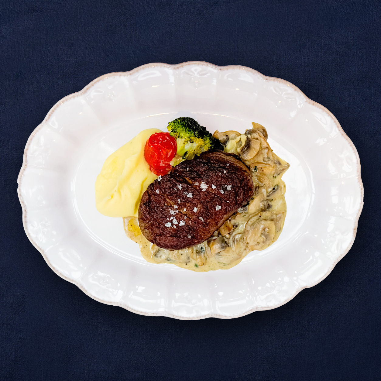 Seared Korean Beef Tenderloin Steak