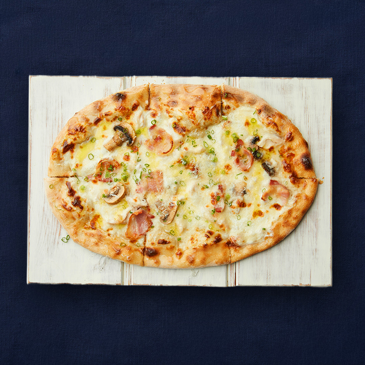 Garlic Chicken Pizza