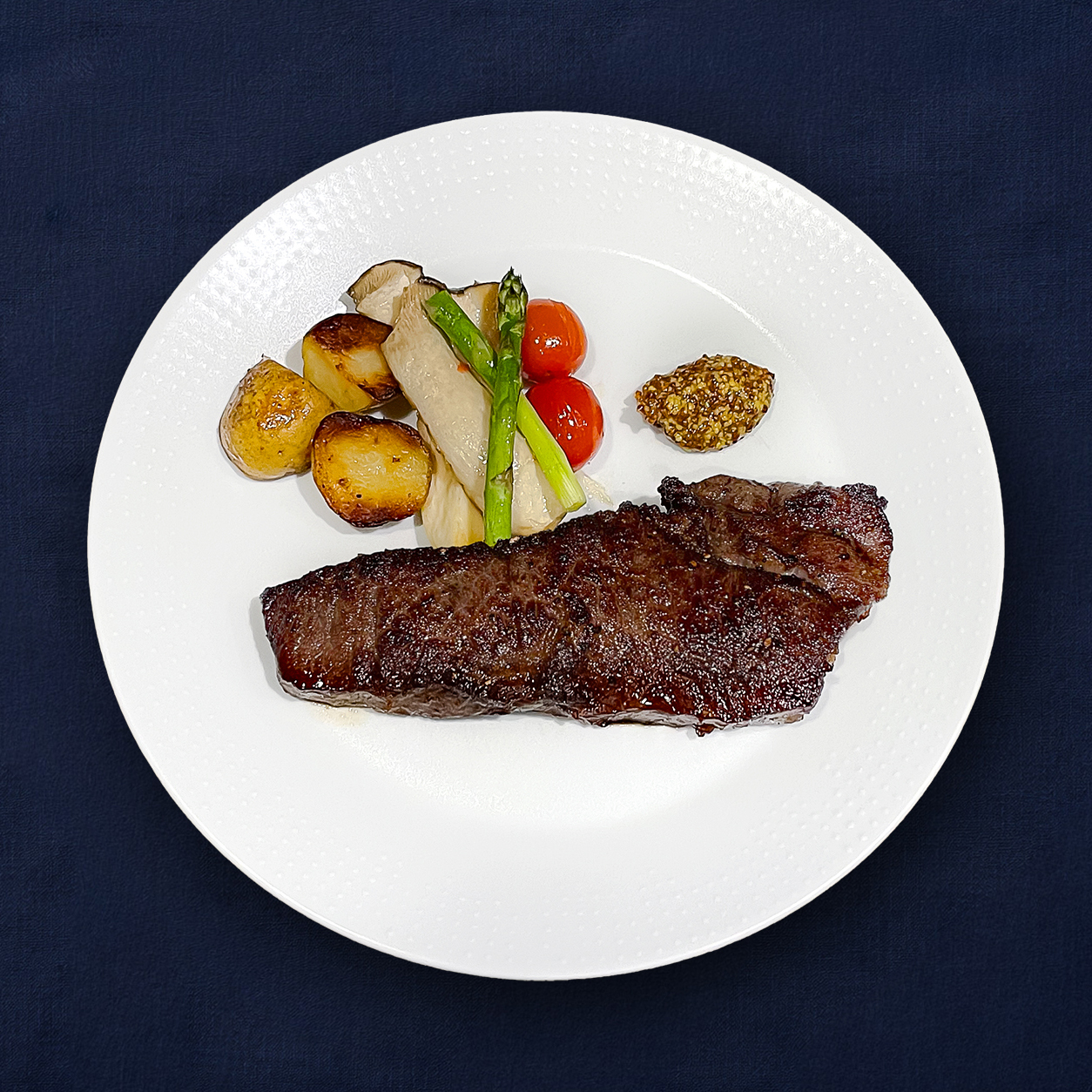 House Korean Beef Stiploin Steak