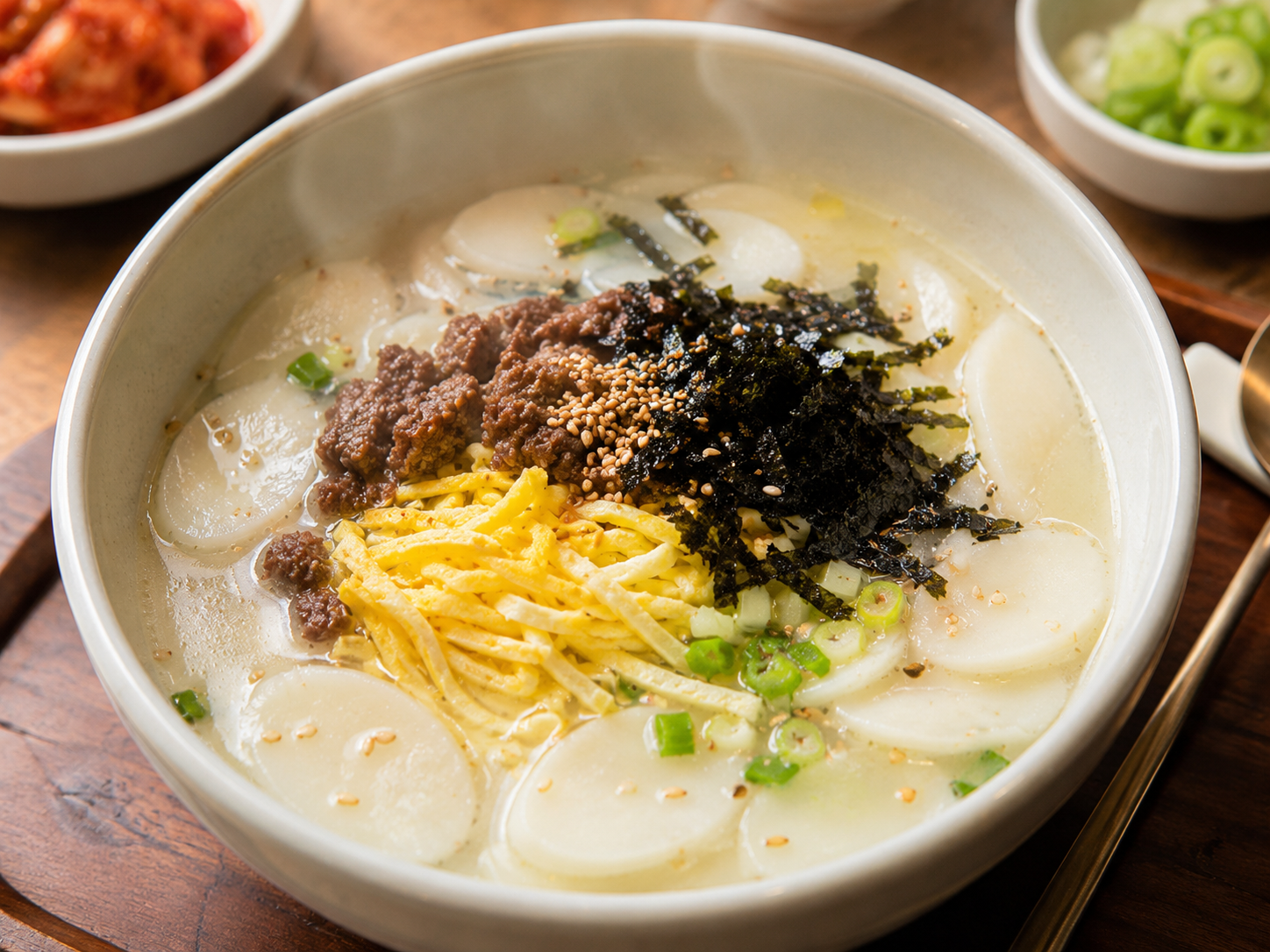 Sliced Rice Cake Soup